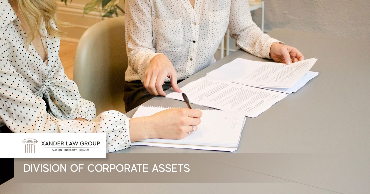 division of corporate assets